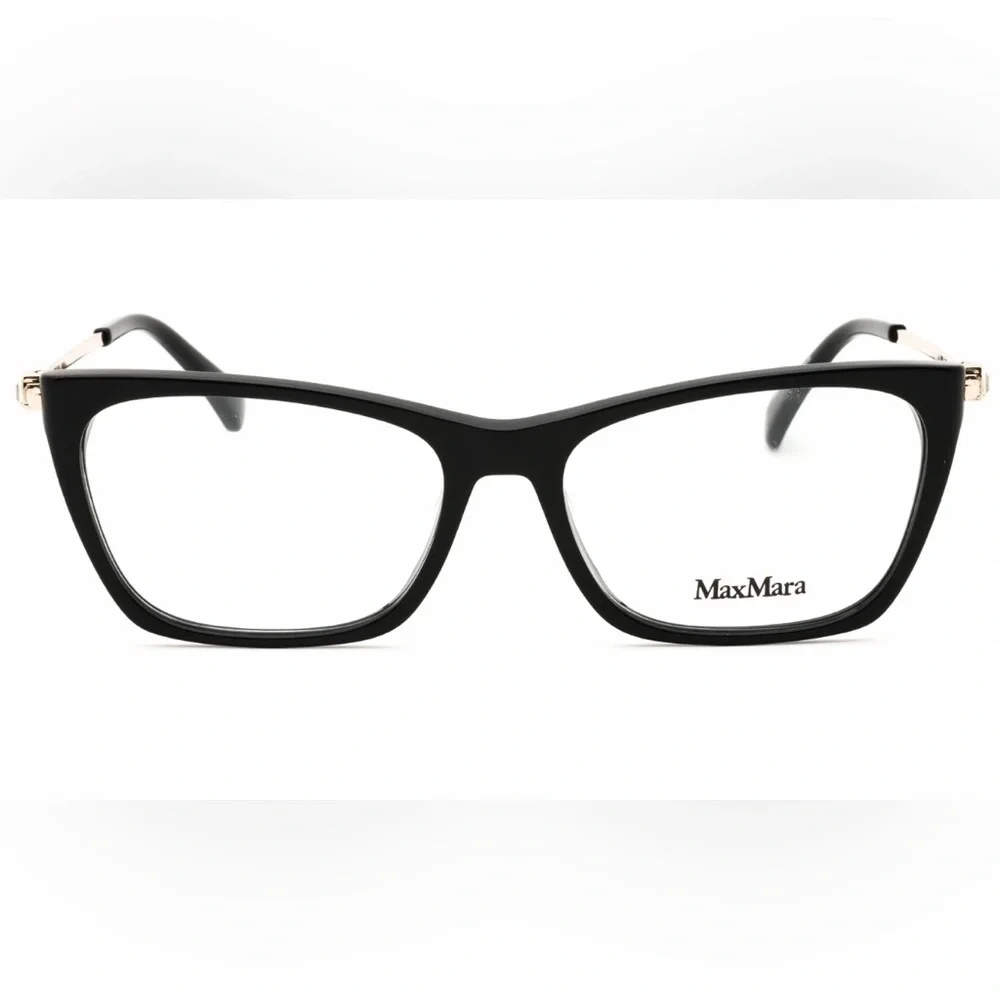 MaxMara Black/Gold Glasses (NWT)